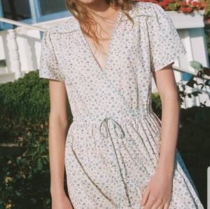 Dawn Dress Bleu Tulips